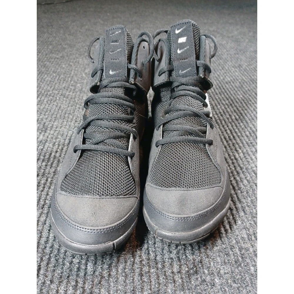 Nike Mens Fury Wrestling Shoes Size 10 Black Grey MMA Combat AO2416-010 - Picture 3 of 7